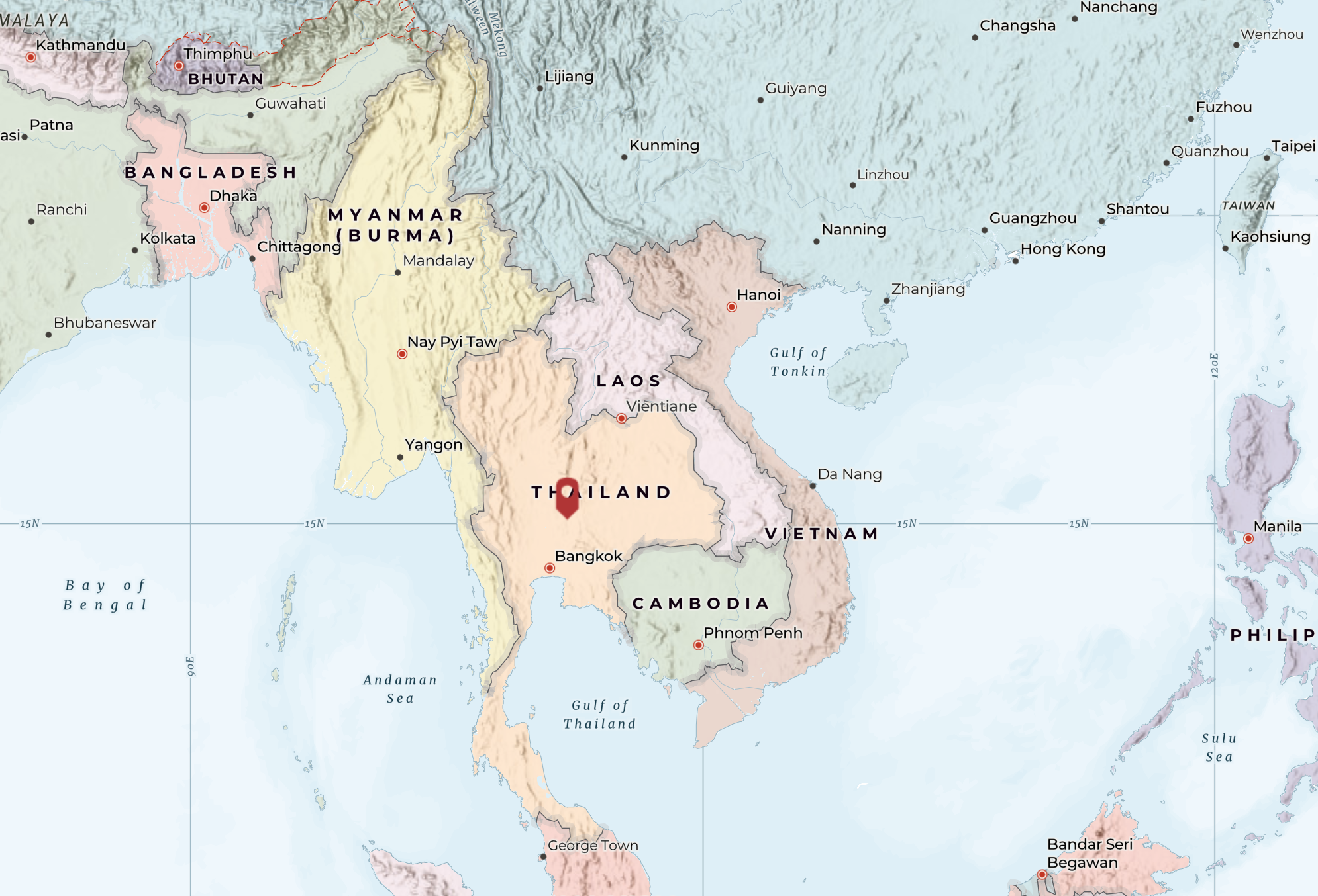 Eine Reise nach Südostasien mit ArcGIS StoryMaps