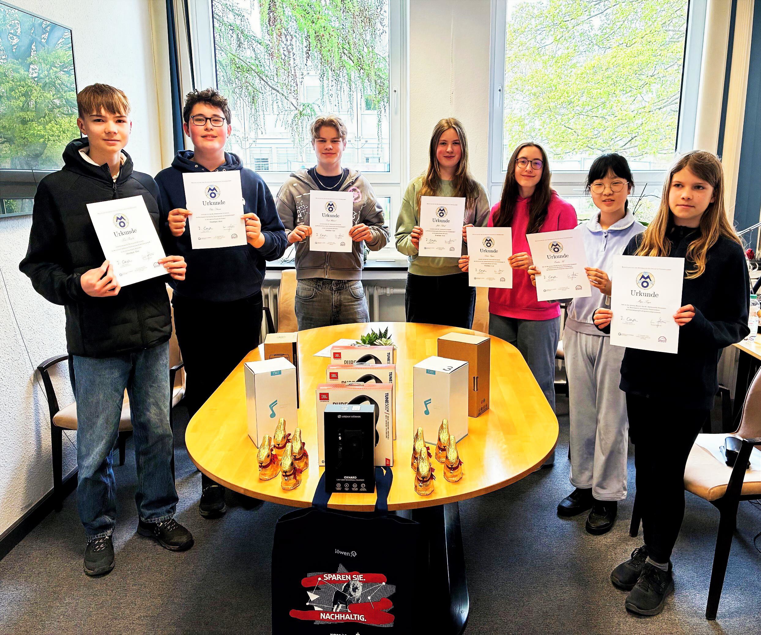 Tolle Leistungen bei der 65. Mathe-Olympiade